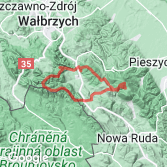 Mapa Zielony Szlak Wielka Sowa - Andrzejówka